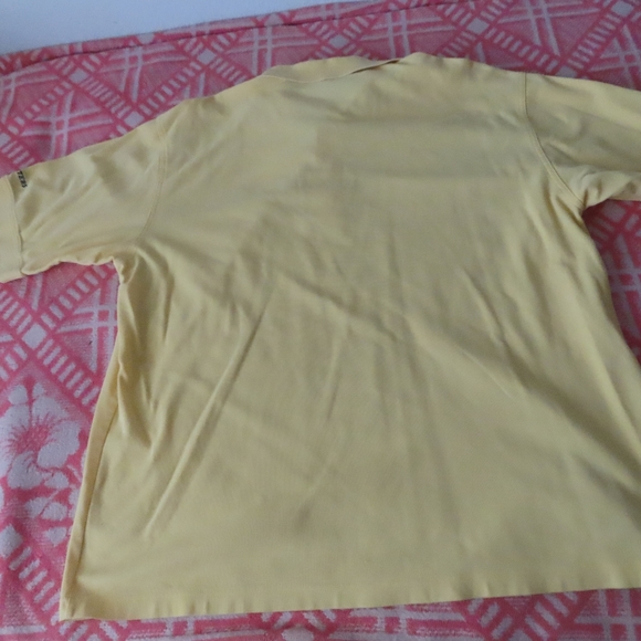 Masters Collection Polo Shirt XL yellow Golf 60s Two Ply Mercerized Cotton - Picture 4 of 5